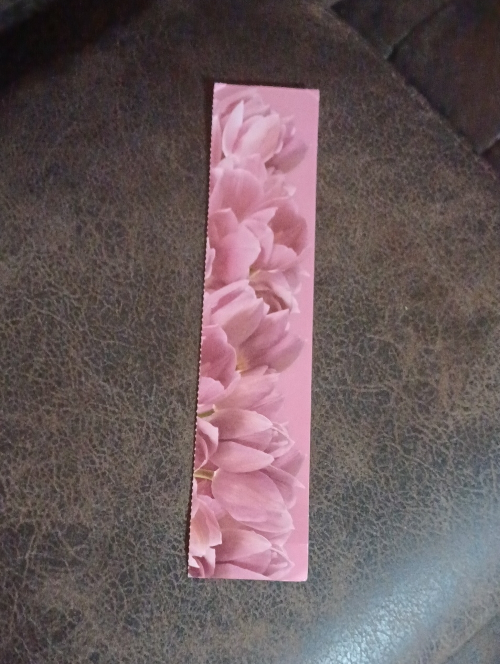 Free Add-on Pink Floral Bookmark